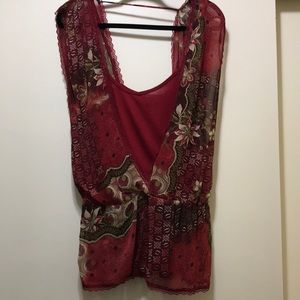 🌺 Floral Lace Blouse